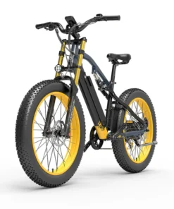 Vélo électrique Lankeleisi RV700 1000W : VTT tout-terrain double suspension