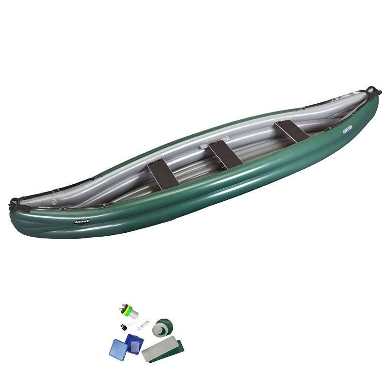 Canoe Gonflable Gumotex Scout Rando Vert