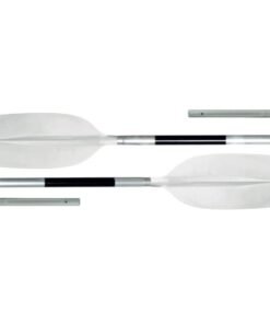 Pagaie canoë Egalis Twin Evo Convertible - alu - 4 parties - 140/210 cm