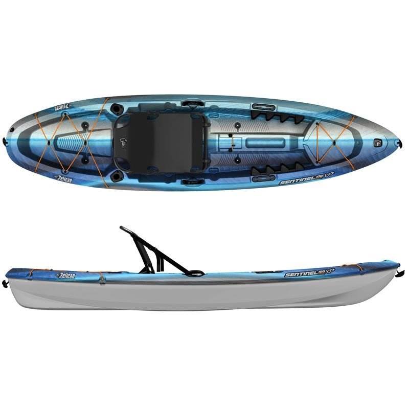 Kayak de pêche Pelican Sentinel 100XP Angler Bleu