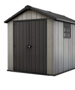 Abris de jardin OAKLAND 759 gris en résine KETER 6m²