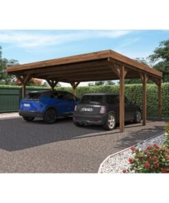 Carport double en bois VICTOR Forest Style