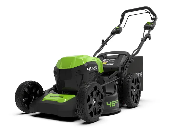Tondeuse sur batterie GREENWORKS , 48 V, l.46 cm – Image 2