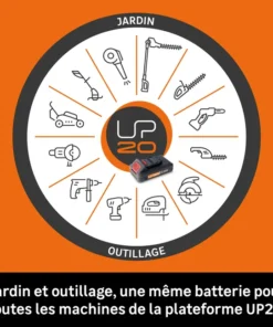 Tondeuse sur batterie STERWINS UP20, 20 V, L.33 cm – Image 3