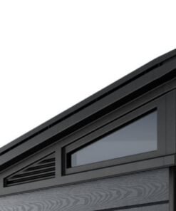 Abris de jardin gris anthracite CORTINA 97 en résine KETER 6m² – Image 4