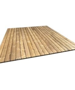 Kit fondation en bois traité autoclave 6m² pour pose d'abri de jardin - Gardy Shelter