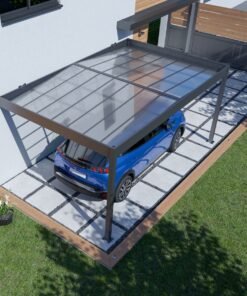 Carport adossé aluminium Trigano LIBECCIO WALL 16 m² – Image 7
