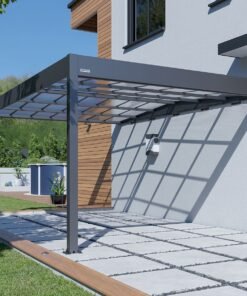 Carport adossé aluminium Trigano LIBECCIO WALL 16 m² – Image 9